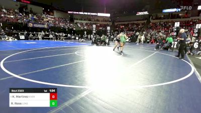 190 lbs Round Of 16 - Katianna Martinez, Evergreen Valley vs Raven Ross, Long Beach Poly