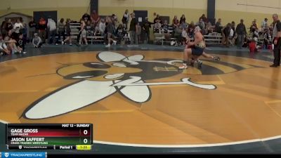 140 lbs Cons. Round 1 - Jason Saffert, Crass Trained Wrestling vs Gage Gross, Team Nazar