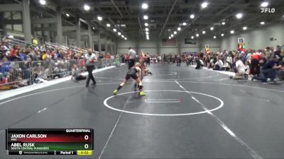 82 lbs Quarterfinal - Jaxon Carlson, MAC vs Abel Rusk, South Central Punishers