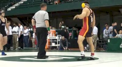 174 lbs finals Justin Zeerip (Michigan) vs. Lee Munster (Northwestern)