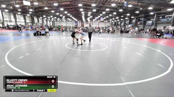 115 lbs Rd# 7- 10:45am Saturday Final Pool - Elliott Crews, Virginia Hammers vs Issac Leonard, Scorpions