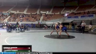 D4-215 lbs Champ. Round 1 - Enrique Rannow, Valley Christian vs Cameron Mabbitt, Miami