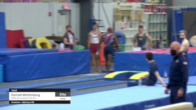 Donnell Whittenburg - Vault, Salto Gymnastics Center - 2021 April Men's Senior National Team Camp