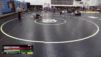 132 lbs Round 2 (10 Team) - Jackson Eversman, Thompson Valley vs Andrew Gonzales, Central