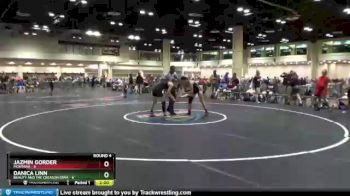 114 lbs Round 4 (10 Team) - Danica Linn, Beauty And The Creason Iowa vs Jazmin Gorder, Montana