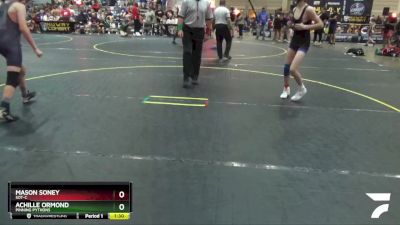 95 lbs Cons. Round 1 - Mason Soney, SOT-C vs Achille Ormond, Pinning Pythons