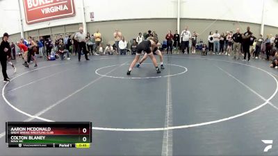 114 lbs Semifinal - Aaron McDonald, Great Bridge Wrestling Club vs Colton Blaney, Nova WC