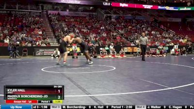 3A-285 lbs Semifinal - Maddux Borcherding-Johnson, Norwalk vs Kyler Hall, Ames