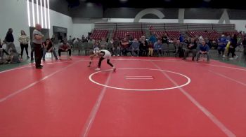 65 lbs Placement Matches (8 Team) - Kruz Moss, West Virginia vs Dom Sindone, Dundee Wrestling (MI)