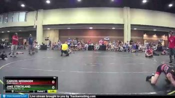 76 lbs Round 1 (4 Team) - Carson Wissinger, Steel Valley vs Jake Strickland, Team Palmetto