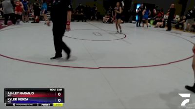 105 lbs 1st Place Match - Ashley Naranjo, WA vs Kyler Menza, WA