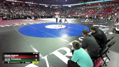 D2-132 lbs Quarterfinal - Peter Tomazevic, Freedom vs Drake Ingham, Prairie Du Chien