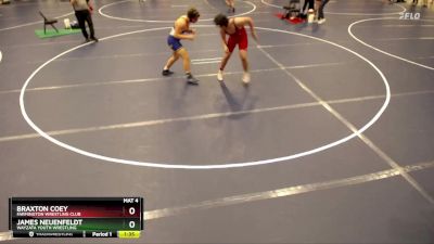 187 lbs Cons. Round 3 - James Neuenfeldt, Wayzata Youth Wrestling vs Braxton Coey, Farmington Wrestling Club