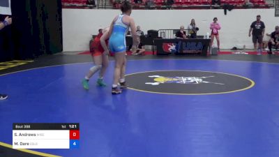 145 lbs Cons 16 #2 - Sydney Andrews, Wisconsin vs Mollie Dare, Colorado Mesa Wrestling Club