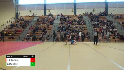 80 lbs Quarterfinal - Bradley Bauman, Kodiak Attack vs Luca Mariotti, STMA