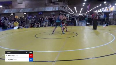 100 kg Quarters - Mike Morales, Legacy Wrestling Center vs Christopher Myers, Carroll Wrestling Club