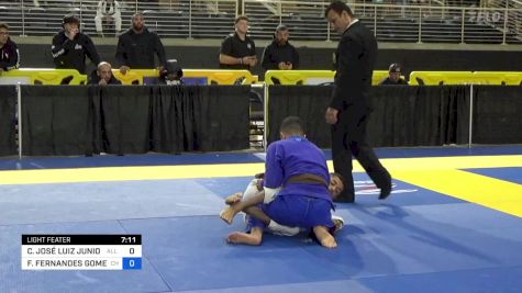 CARLOS JOSÉ LUIZ JUNIOR vs FELIPE FERNANDES GOMES DA SILVA 2024 Pan Jiu Jitsu IBJJF Championship