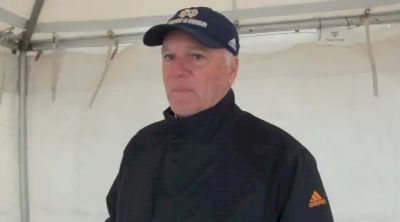 Joe Piane Notre Dame coach before NCAA XC 2011