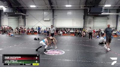 68 lbs Round 2 (6 Team) - Zane Gustafson, Florida Scorpions vs Luca Vitello, Reverence Wrestling Club