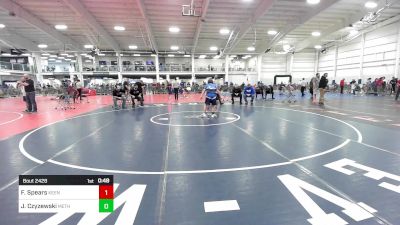 125 lbs Consolation - Flynn Spears, Keene Gladiators vs John Czyzewski, Methuen