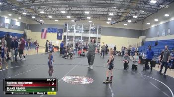 64 lbs Round 5 - Paul Gaylord, Spartanburg Wrestling Academy vs Seller Sisk, White Knoll