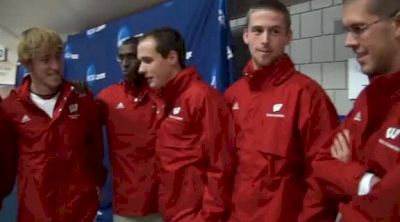 Wisco guys call out Maverick Darling at Blue Carpet NCAA XC 2011