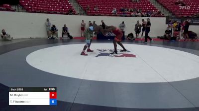 92 kg Cons 16 #2 - Michael Boykin, Pennsylvania RTC / TMWC vs Trillyon Filsaime, Southeastern Wrestling Club