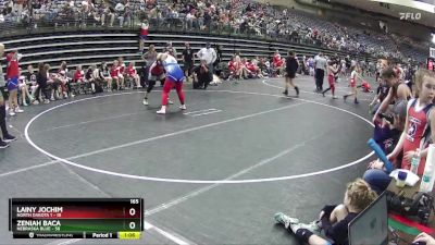 165 lbs Round 3 (6 Team) - Zeniah Baca, Nebraska Blue vs Lainy Jochim, North Dakota 1