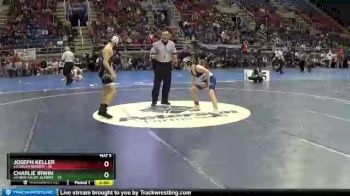 106 lbs Semis & Wb - Charlie Irwin, #2 New Salem-Almont vs Joseph Keller, #3 South Border