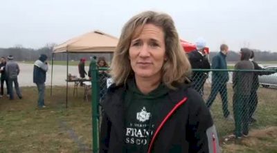 Helen Lehman-Winter Coach of 1st timers San Francisco women before NCAA XC 2011