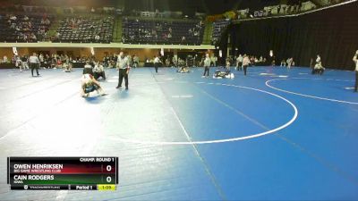 125 lbs 1st Place Match - Cain Rodgers, Iowa vs Owen Henriksen, Big Game Wrestling Club