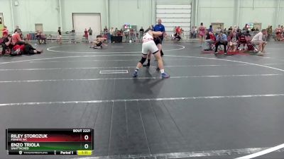 145 lbs 3rd Place Match - Enzo Triola, Unattached vs Riley Storozuk, FISHEYE WC