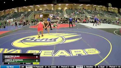 197 lbs Round 2 (4 Team) - Corbyn Schumack, South Medford vs Demetrio Elias, McMinnville