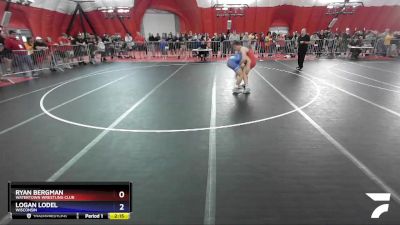 170 lbs Champ. Round 1 - Ryan Bergman, Watertown Wrestling Club vs Logan Lodel, Wisconsin