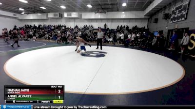 152 lbs Cons. Round 2 - Nathan Jaime, Bishop Amat vs Angel Alvarez, Sonora