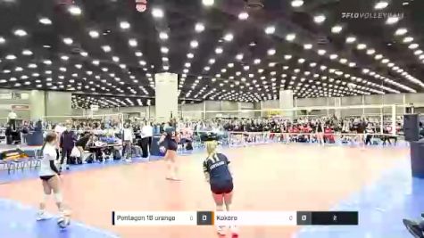 Pentagon 16 orange vs Kokoro - 2022 JVA World Challenge presented by Nike - Expo Only