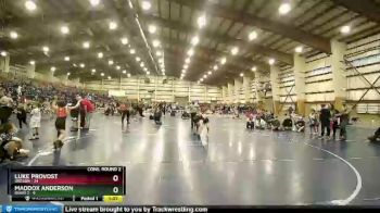 67 lbs Semis & Wb (16 Team) - Luke Provost, Oregon vs Maddox Anderson, Idaho 2
