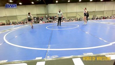 80 lbs Semifinal - Kylee Ooton, OK Supergirls Black vs Elissa Cruz, Sisters On The Mat Black