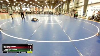 68 lbs Rd# 2 10:30am Friday - Ryder Ascherl, PA Blue vs Charles Cooper, Olympia