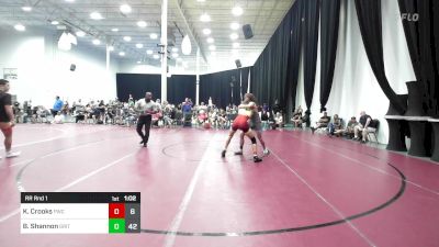 167 lbs Rr Rnd 1 - Kyler Crooks, Prime Wrestling Club Red vs Brayden Shannon, Grit Mat Club