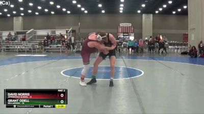 157 lbs Round 3 (4 Team) - Grant Odell, Bellarmine vs David Norris, Apprentice School