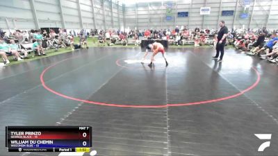 106 lbs Placement Matches (16 Team) - Tyler Prinzo, Georgia BLACK vs William Du Chemin, Wisconsin Blue