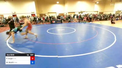 80 kg Cons 16 #1 - Parker Guge, Ottawa Mat Masters Wrestling Club vs Marcell Booth, Pinnacle Wrestling Club