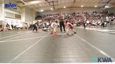 61 lbs Consi Of 8 #2 - William Crutchfield, Collinsville Cardinal Youth Wrestling vs Hudson Hood, Collinsville Cardinal Youth Wrestling