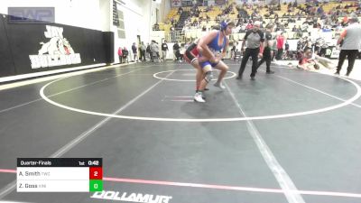 170-B lbs Quarterfinal - Alyx Smith, Tahlequah Wrestling Club vs Zach Goss, Vinita