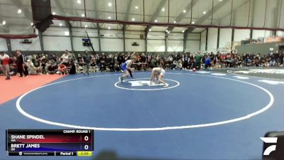 113 lbs Champ. Round 1 - Shane Spindel, WA vs Brett James, OR