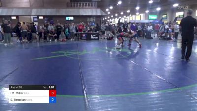 71 kg Rnd Of 32 - Melvin Miller, Bishop McCort High School Wrestling vs Gregory Torosian, World Team Training Center