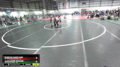 50 lbs Round 2 - Alexander Raynor, Kellam Mat Rats vs Duncan Martland, NC Wrestling Factory