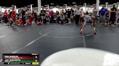 72 lbs Round 2 (8 Team) - Finn Wheeler, U2 Upstate Uprising Red vs Joey Barchetto, Force WC