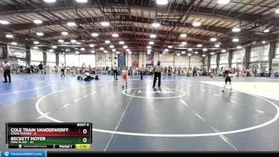 64 lbs Rd# 5- 3:45pm Friday Final Pool - Beckett Moyer, Iowa Black vs Cole Train Vanderwerff, Crass Trained